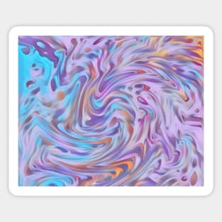 Abstract pastel pattern Sticker